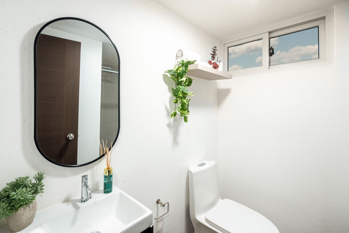 Apartamento modelo de Futura 21 en Zona 21 — sala y comedor
