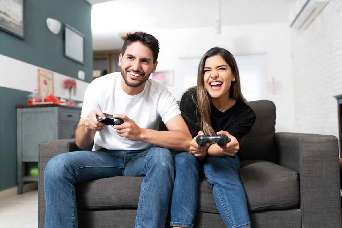 Amenidades de Futura 21: play room, sala de videojuegos, grill area, cinema room y salón de eventos